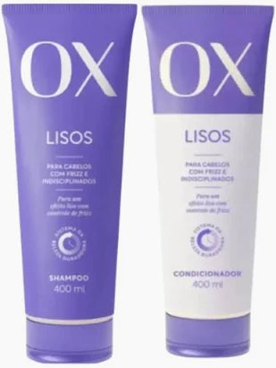 OX Kit Lisos Shampoo + Condicionador (400ml Cada) Oferta!